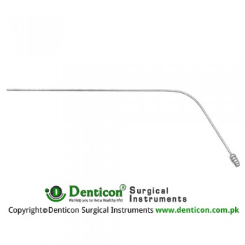 Yasargil Suction Tube With Luer Hub Stainless Steel, Working Length - Diameter 180 mm - 2.5 mm Ø